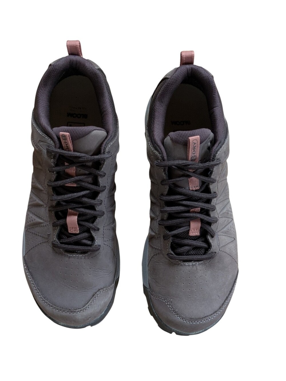 Oboz Womens Sypes Low Leather B-DRY Hiking Shoes Peppercorn Size 9 - Picture 4 of 13